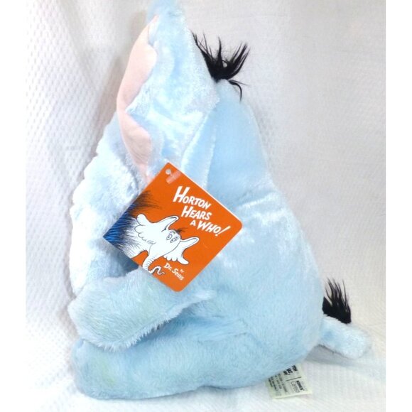 Horton Hears A Who Plush Toy 12" Kohls Cares Dr. Seuss Elephant Blue Soft Stuffe - Picture 2 of 11